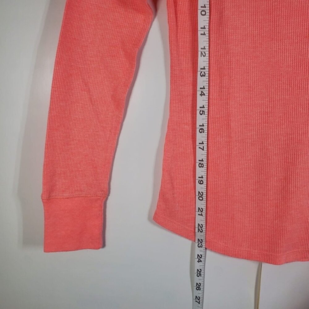 Gap Fit Women’s Bright Coral Long Sleeve Tee – Size XS - Picture 7 of 9